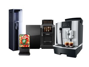 Onze koffiemachines en dispensers