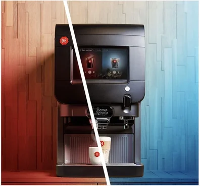 Douwe egberts cafitesse excellence touch hot cold liqued koffiemachine koffiezetapparaat ijskoffie warm koud