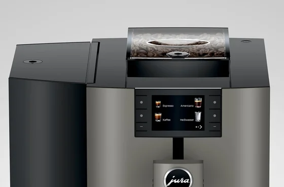 Jura X4 Dark Inox langerak de jong ldj koffiemachine wifi connect cup warmer