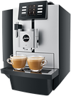 Jura x8 espressobonen waterreservoir espresso koffie kannenfunctie compact barista
