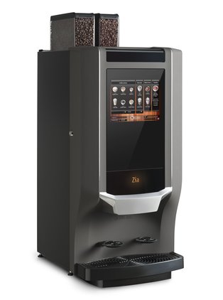 Zia M 19000, espresso bonen, De Jong Duke, twee canisters, touchscreen, espresso, cappuccino