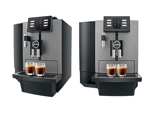 Jura x6 espressobonen waterreservoir espresso koffie kannenfunctie compact barista