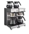 Mondo Matic Twin, Bravilor Bonamat, Snelfilter, water aansluiting, filterkoffie, warmhoud platen, kannenfunctie