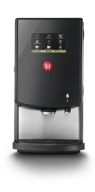Douwe Egberts, bolero bravo touch instant koffie koffiemachine koffiezetapparaat lcdscherm instelbare koffie ultimo