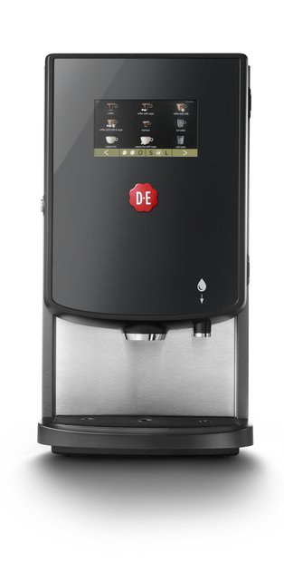 Douwe Egberts, bolero bravo touch instant koffie koffiemachine koffiezetapparaat lcdscherm instelbare koffie ultimo