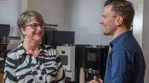 Koffie automaat in de kantine