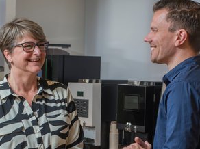 Koffie automaat in de kantine