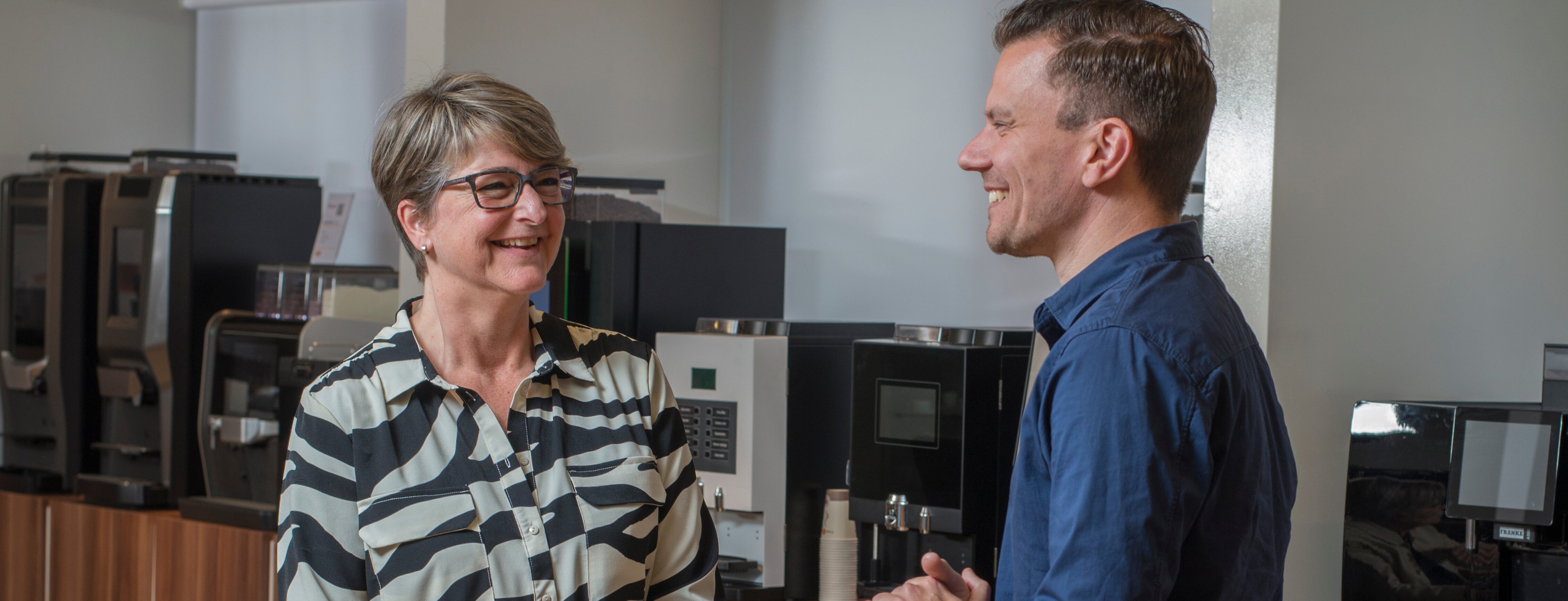 Koffie automaat in de kantine