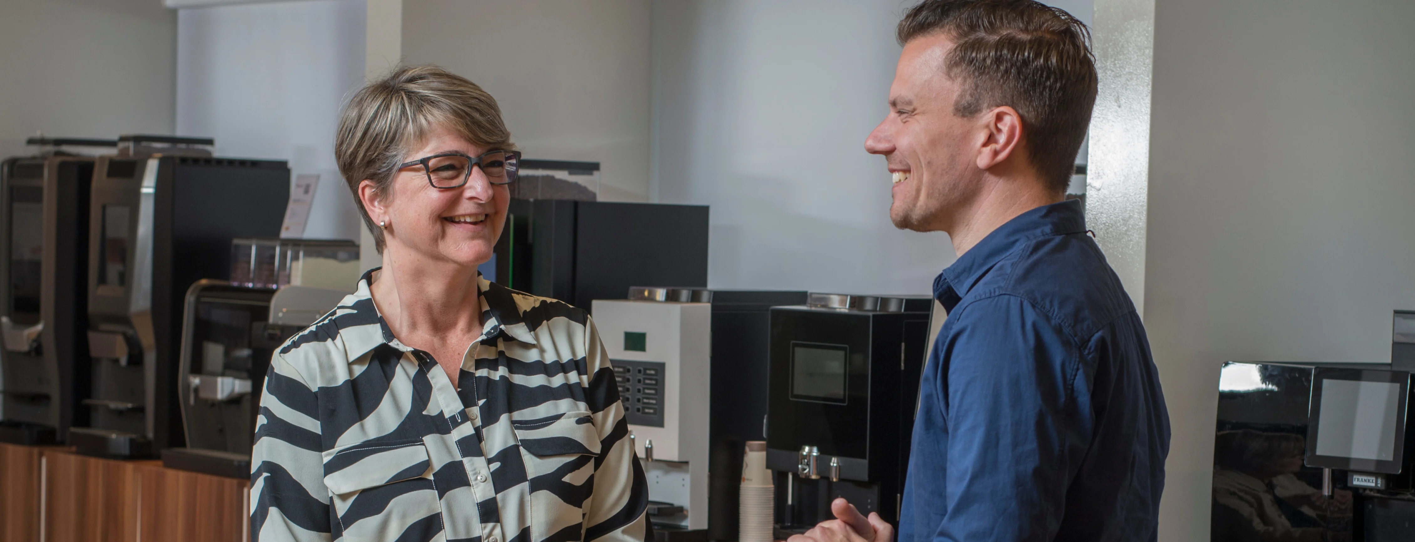Koffie automaat in de kantine