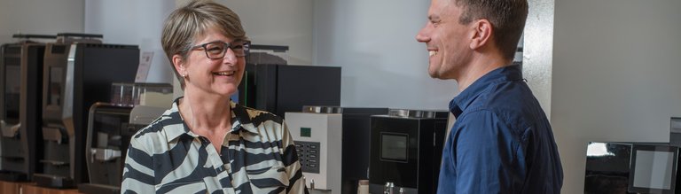 Koffie automaat in de kantine