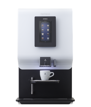 Optivend TS Touch, Animo, koffiezetapparaat, koffiemachine, Langerak de Jong, koffie, touchscreen, betaalfunctie, opties, uitbreidingen, instelbare koffie