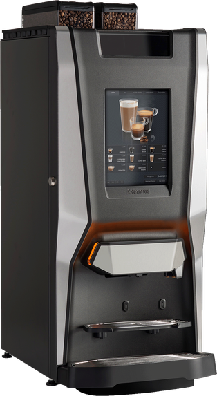 Edge espresso 8000, espressobonen, De Jong Duke, espresso, cappuccino, opties, variaties, barista, touchscreen