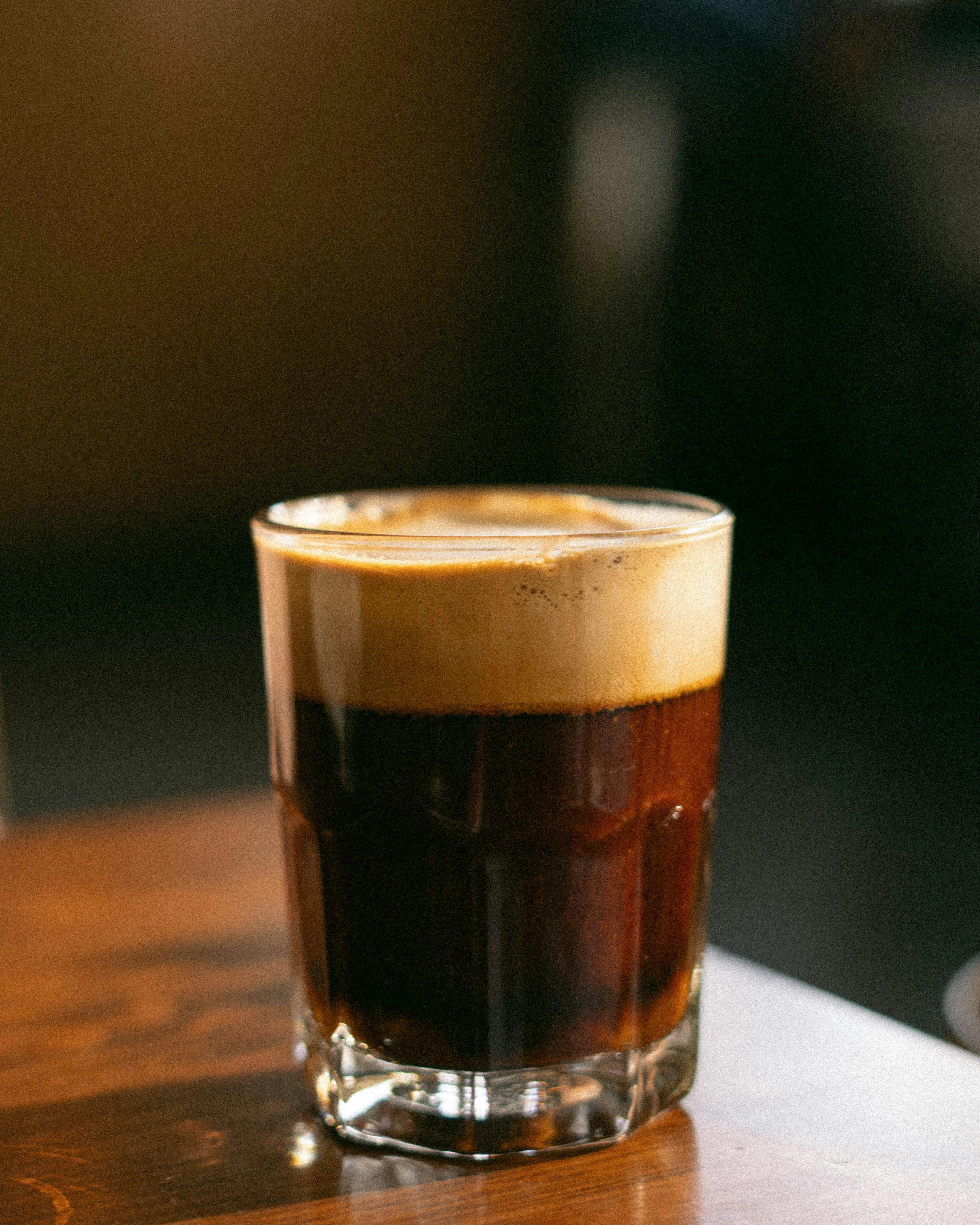 Cold brew koffie in een glas