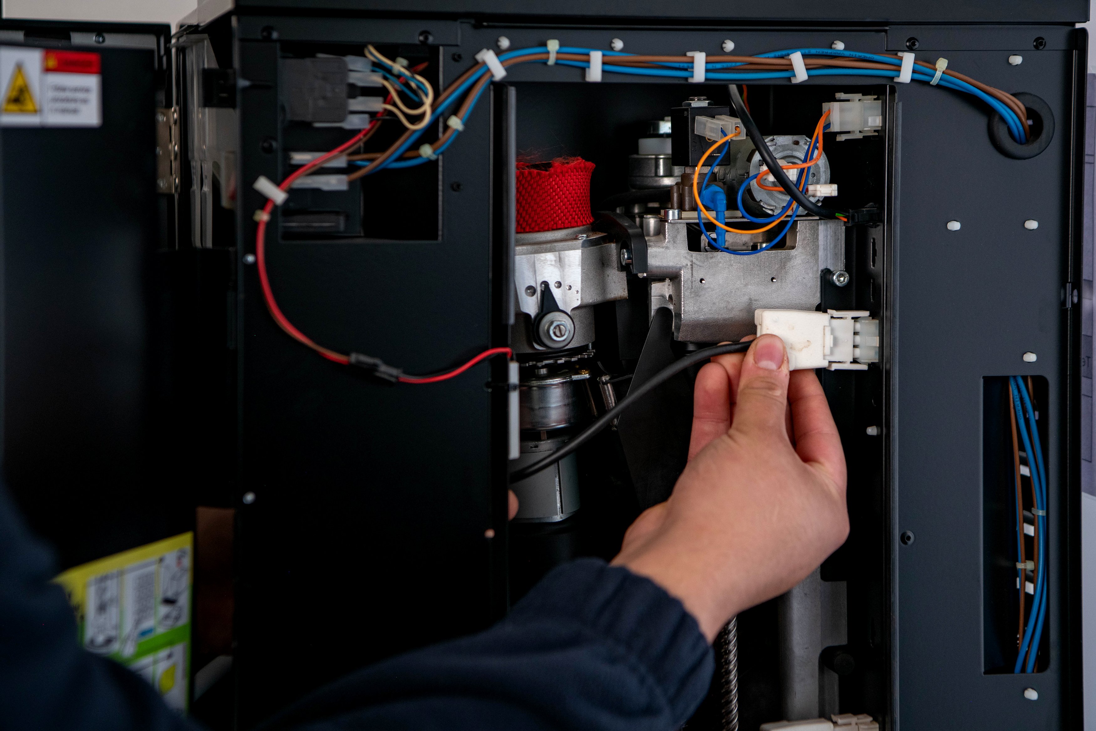 Koffie dispenser onderhoud