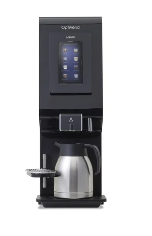 Optivend s TS Touch, Animo, koffiezetapparaat, koffiemachine, Langerak de Jong, koffie, touchscreen, instant, opties